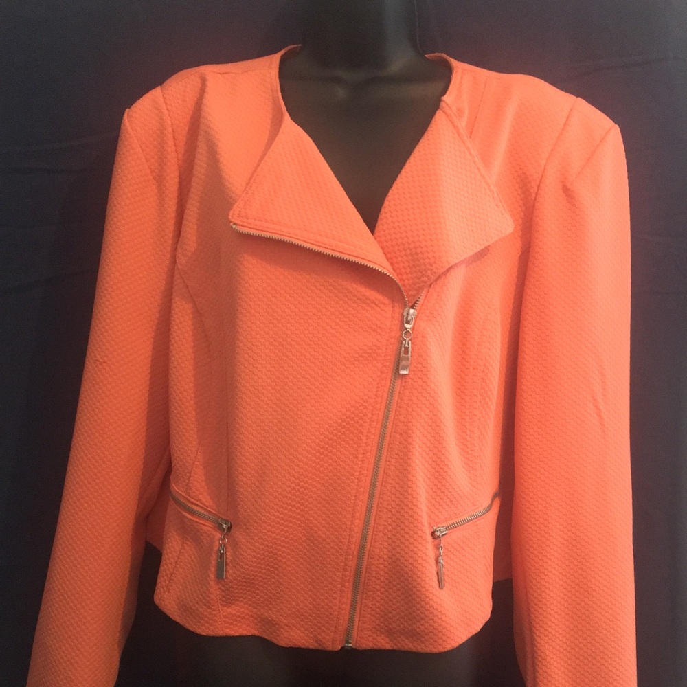 Peach/Orange-Colored Blazer